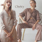 Long sleeve room wear top and bottom set (chelcy-11/chelcy-12) chelcy-s-11-12 