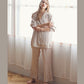 Long sleeve room wear top and bottom set (chelcy-11/chelcy-12) chelcy-s-11-12 