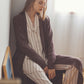 Long sleeve room wear top and bottom set (chelcy-11/chelcy-12) chelcy-s-11-12 