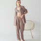 Long sleeve room wear top and bottom set (chelcy-11/chelcy-12) chelcy-s-11-12 