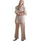 Long sleeve room wear top and bottom set (chelcy-11/chelcy-12) chelcy-s-11-12 
