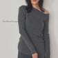 日本製 オーガニックコットン ニットプルオーバー knit-003