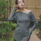 日本製 オーガニックコットン ニットプルオーバー knit-003
