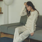 日本製 オーガニックコットン リブニットプルオーバー knit-005