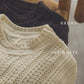 クロップド丈ニット knit-010