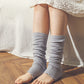 シルク リブ編み レッグウォーマー lib-silkleg