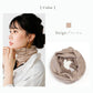 もっちりシルクネックウォーマー 2枚セット mocchi-neck