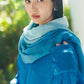 日本製 藍染 シルキータッチロングシャツ sumi015-aizome
