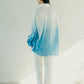日本製 藍染グラデーション シルキータッチロングシャツ sumi015-bluegra