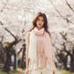 日本製 桜段染 ベビースキンストール sumi018-pinkgra