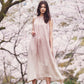 日本製 桜染グラデーションノースリーブワンピース sumi019-pinkgra
