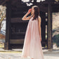 日本製 桜染グラデーションノースリーブワンピース sumi019-pinkgra