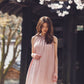 日本製 桜染グラデーションノースリーブワンピース sumi019-pinkgra