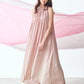 日本製 桜染グラデーションノースリーブワンピース sumi019-pinkgra