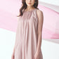 日本製 桜染グラデーションノースリーブワンピース sumi019-pinkgra