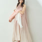 日本製 桜染グラデーションノースリーブワンピース sumi019-pinkgra