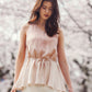 日本製 桜染グラデーションノースリーブブラウス sumi020-pinkgra