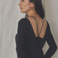 Made in Japan Organic Cotton V-neck Long Sleeve Top suminohana-001 